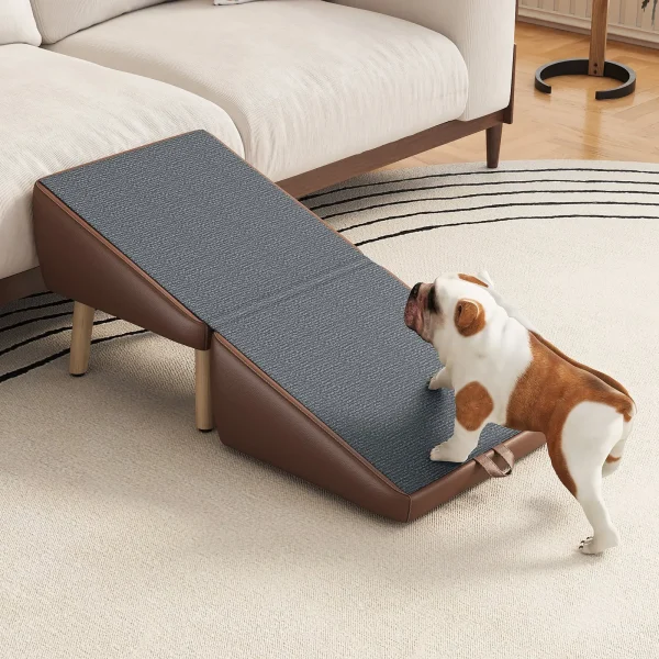 Foldable Wooden Dog Ramp for Couch & Bed