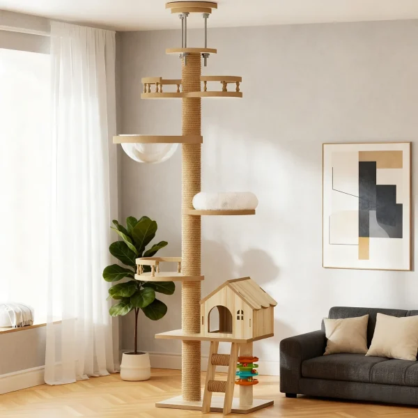 Floor to Ceiling Cat Tree