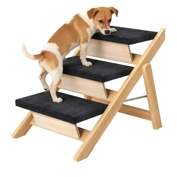 Foldable Pet Steps for Beds & Couch