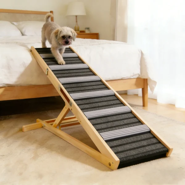 Adjustable Senior Dog Ramp for Sofa