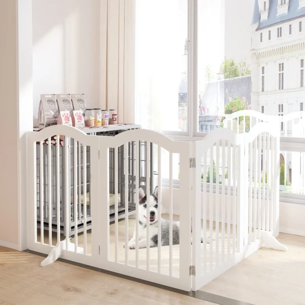 Foldable Wooden Dog Safety Fence